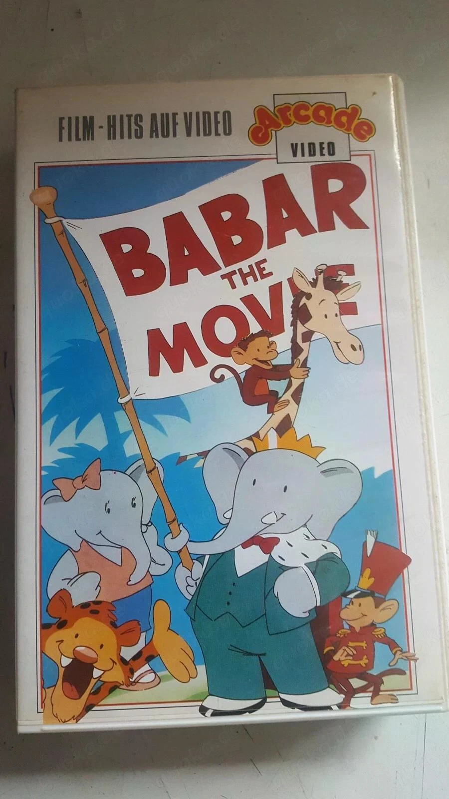 VHS "Babar The Movie" Arcade Video Zeichentrick