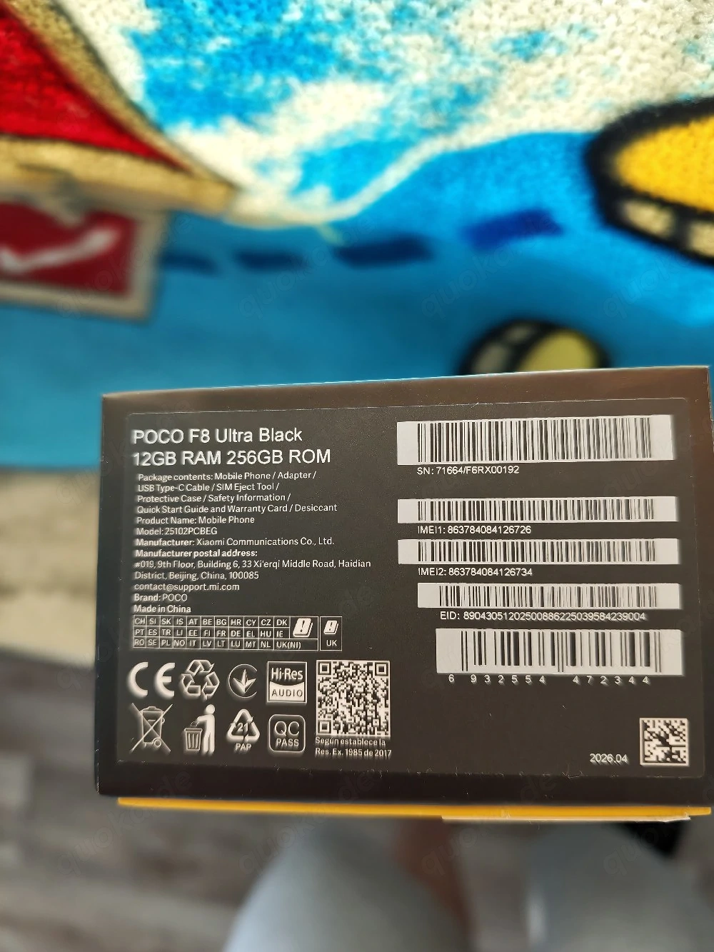 Poco F8 Ultra Neu