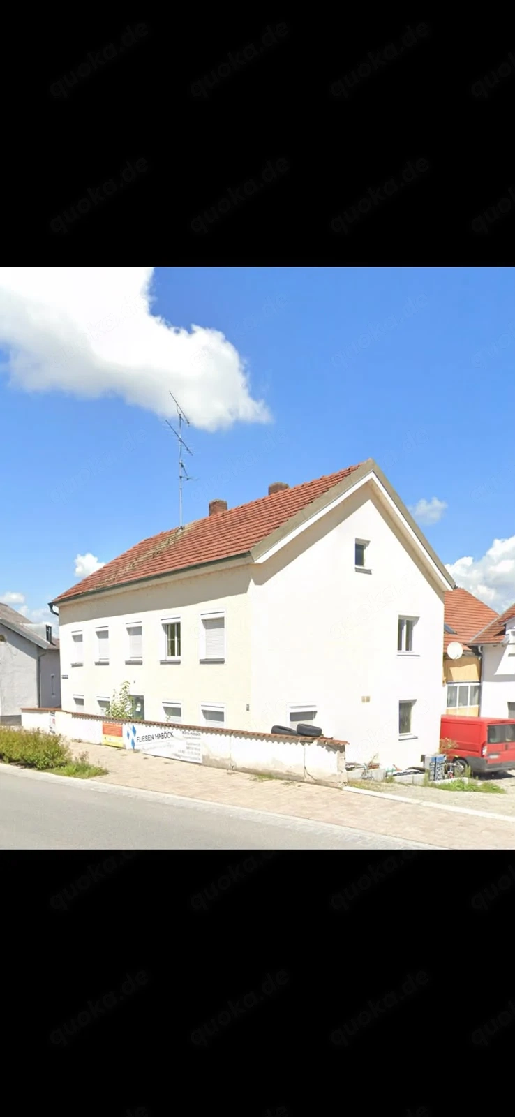 Ich verkaufe ein Haus.