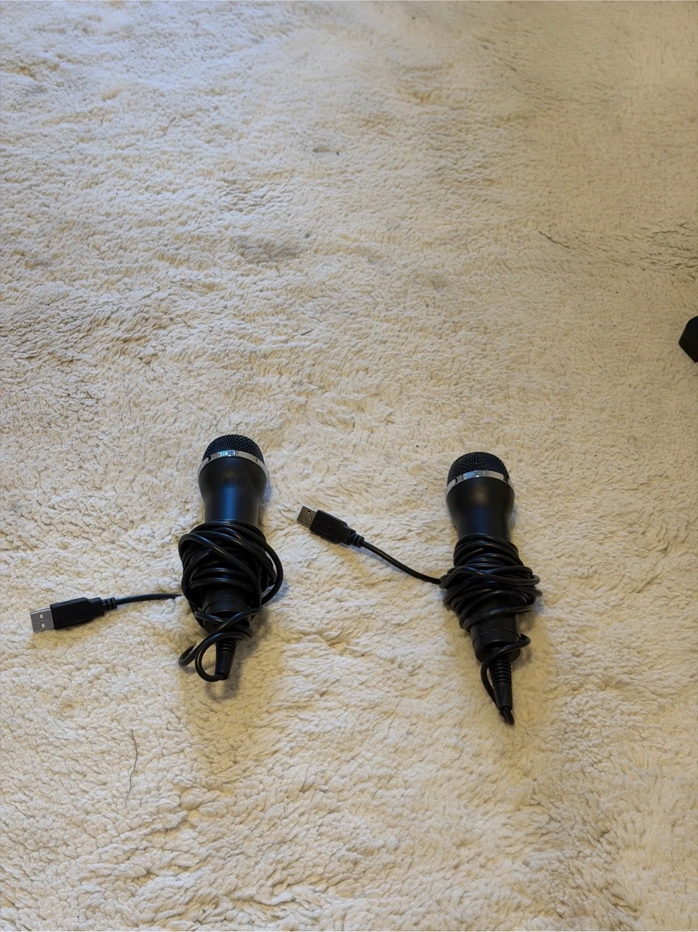 2x USB-Mikrofone   Plug & Play | Schwarz