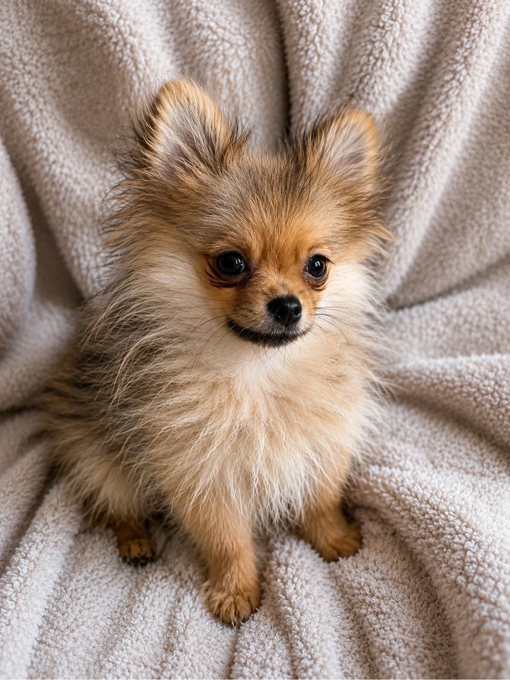 Pomeranian-Zwergspitz Mädchen   3 Monate alt 