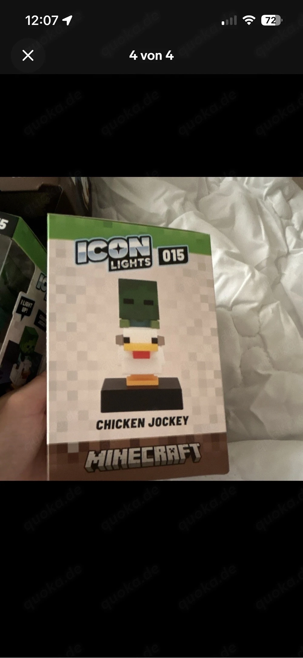 Minecraft Chicken Jockey Icon Lights 