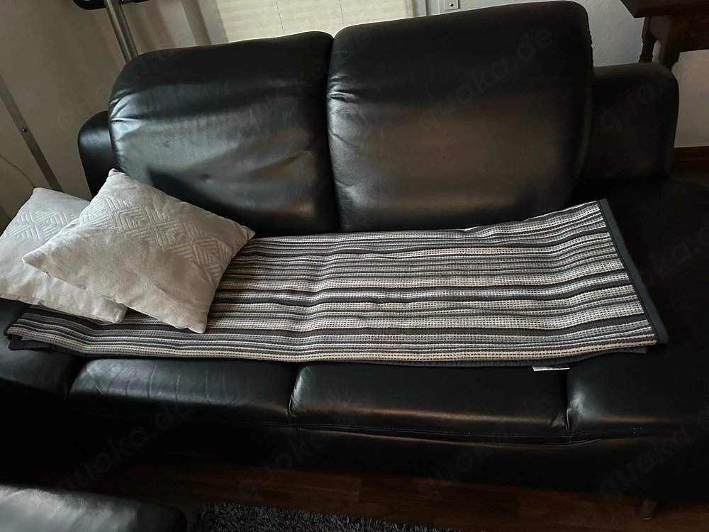 2er Pack - 2-Sitzer Ledercouch