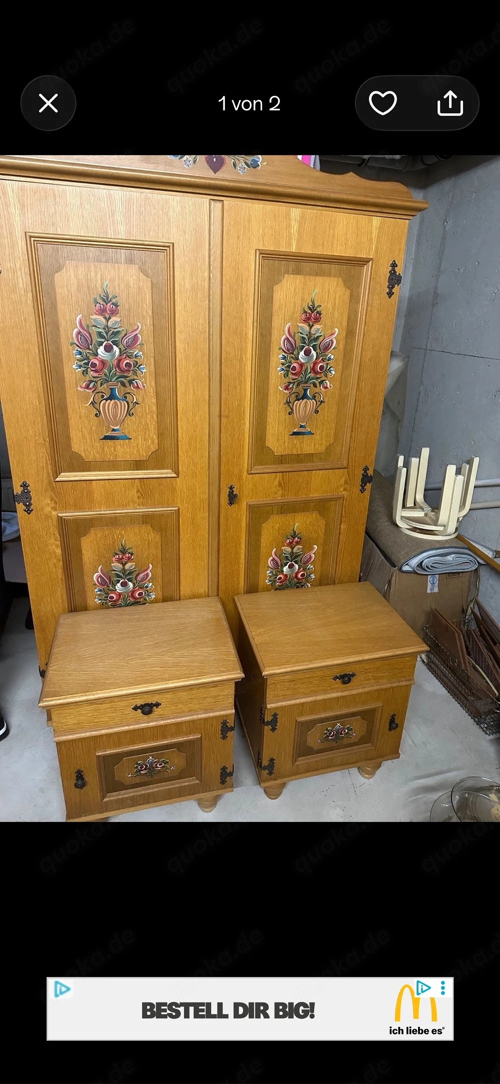 Rustikaler Schlafzimmerschrank: Angebot Wochenende 