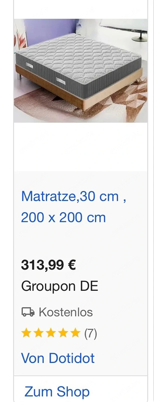 matratze 200x200