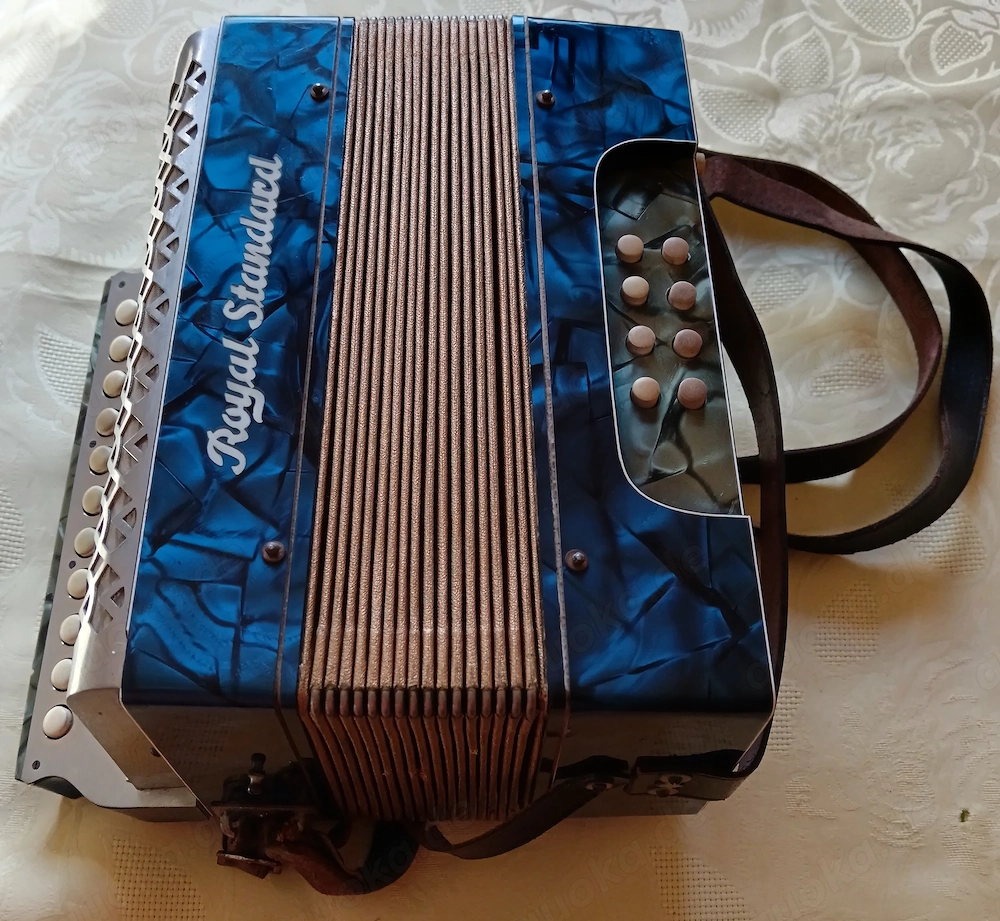  Vintage Royal Standard Akkordeon Stradella 21 8