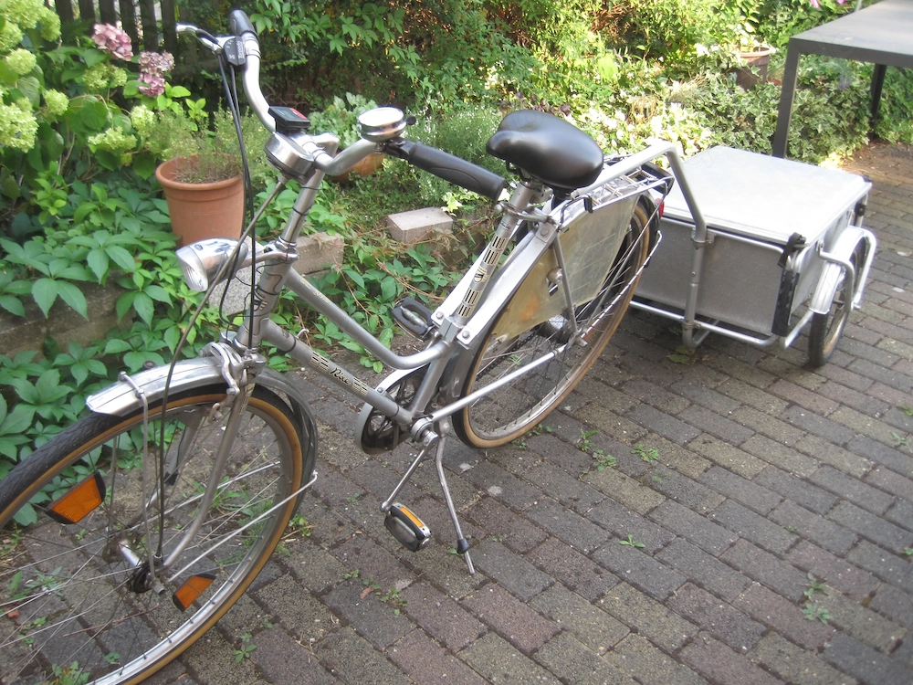 Fahrrad mit Anhänger