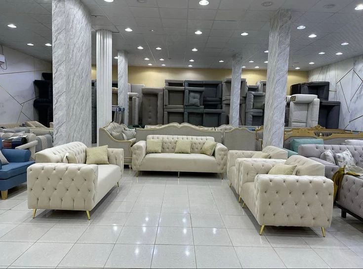 Luxus Chesterfield Sofagarnitur 3+2+1 (3er, 2er & 1er Sofa) - Maßanfertigung Auf Anfrage