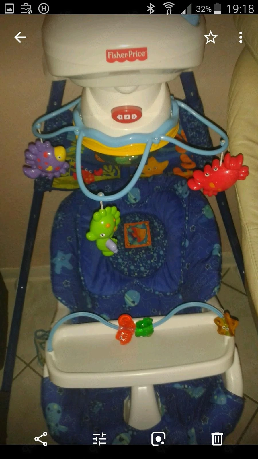 fisher &price waterworld..schaukel