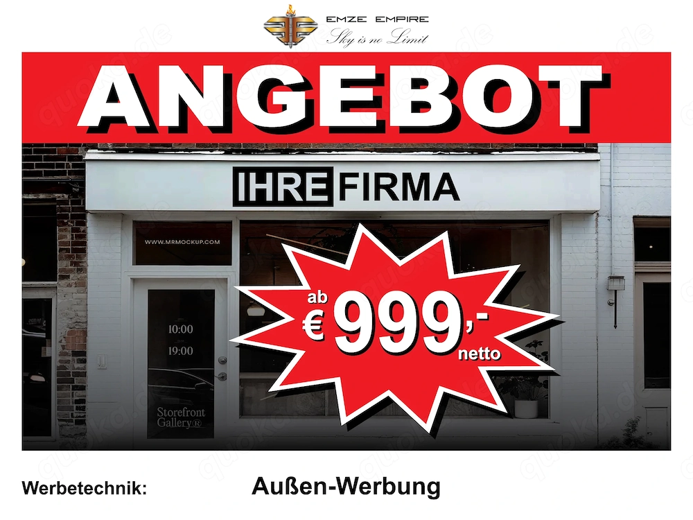    WERBUNG  > 3D-Buchstaben | Firmenschild | Leuchtkasten <  DE | EN