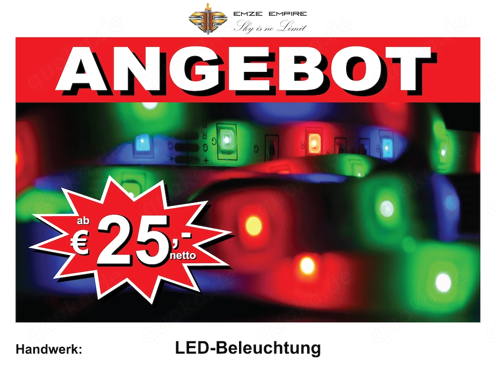    HANDWERK  > Beleuchtungstechnik | Licht | LED <  DE | EN