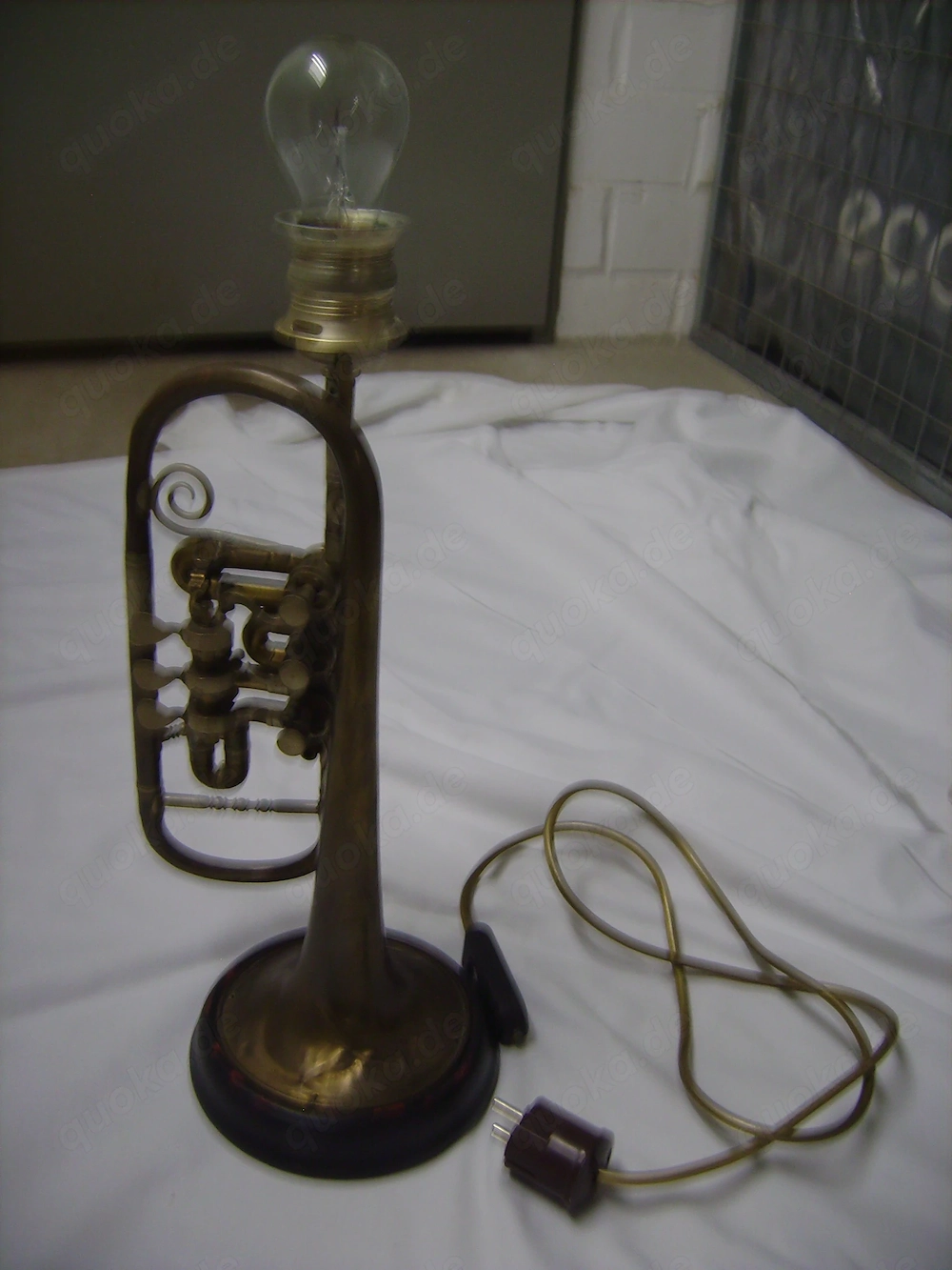 Trompete als Lampe