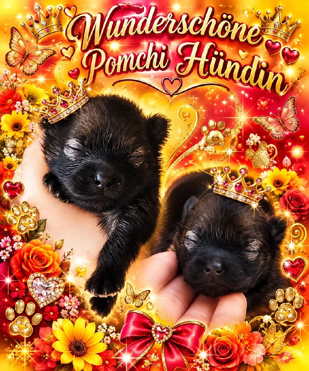 1 Wunderschöne Pomchi Hündin!