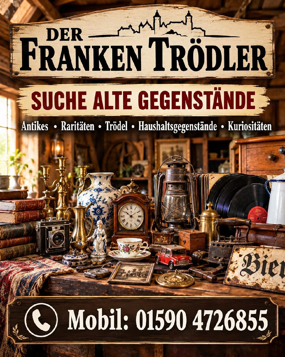 Der Franken Trödler sucht Verschiedenes