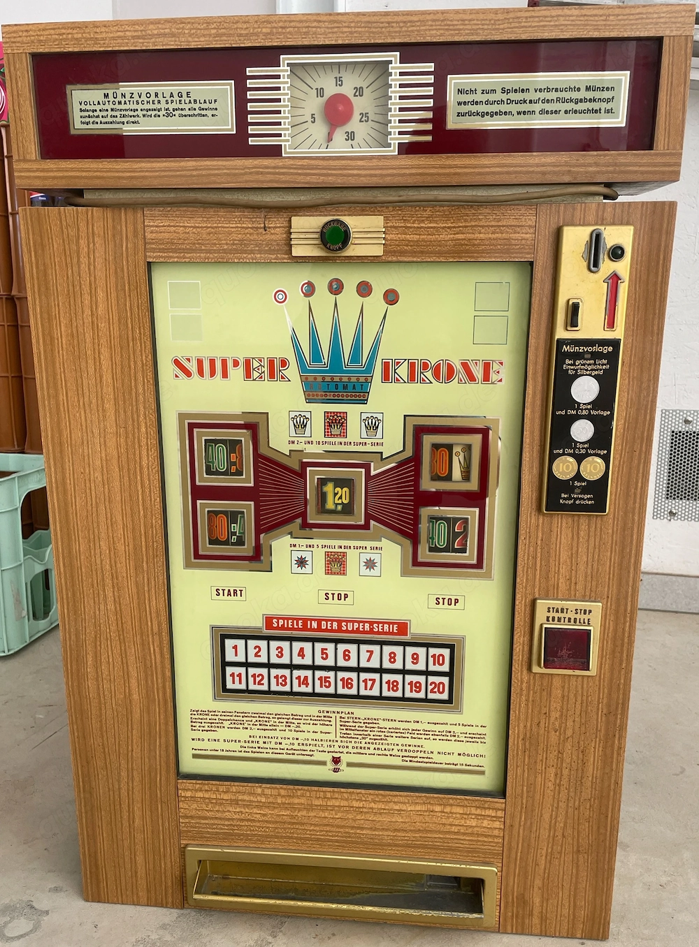 Geldspielautomat Super Krone 