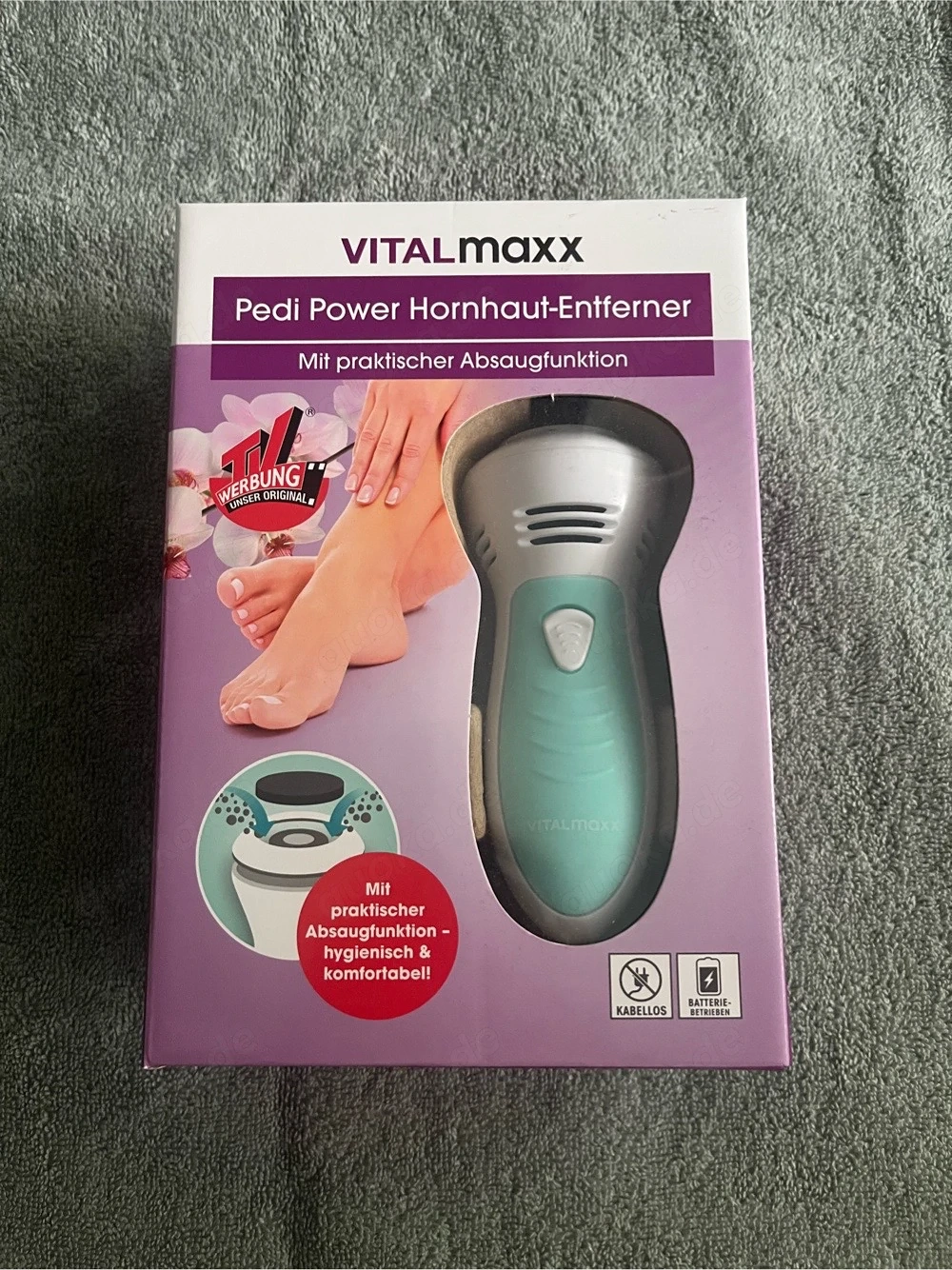 Vitalmaxx Pedi Power Hornhaut-Entferner Neu