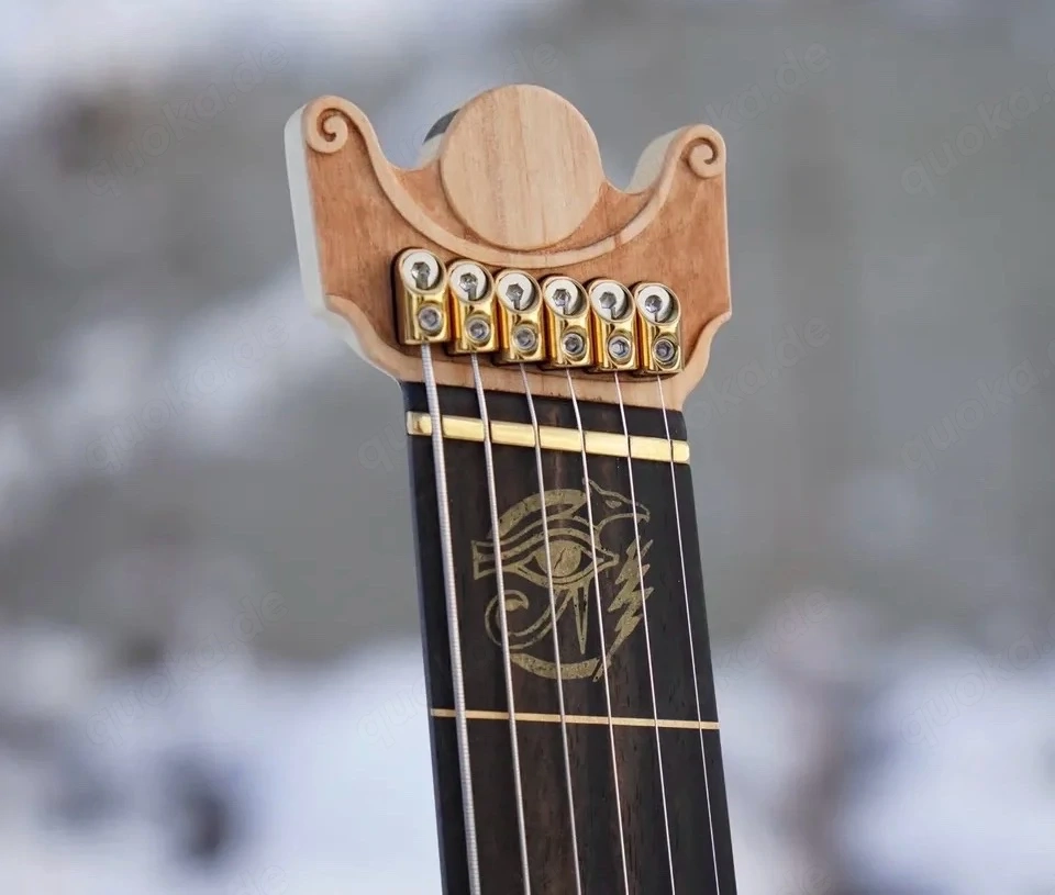 Dark Art Guitars Lyra#0033 Fretless Baritone + 13 Pin