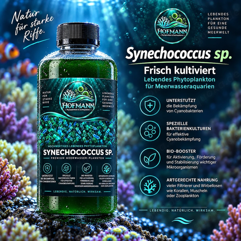 Synechococcus sp.   1 Liter frisches, hochdichtes Phytoplankton