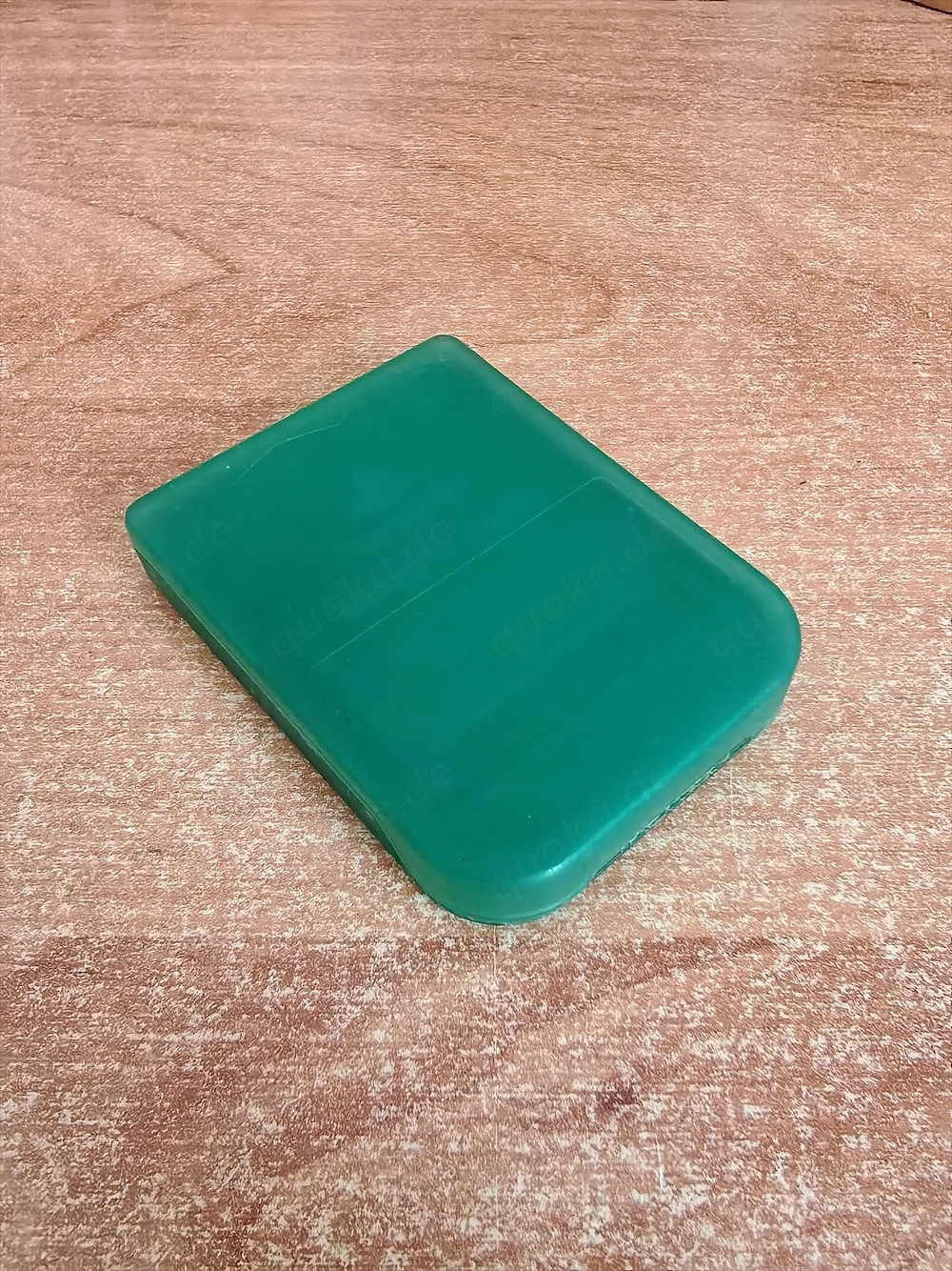 Original Sony PS1 Playstation Memory Card SCPH-1020 Green Transparent