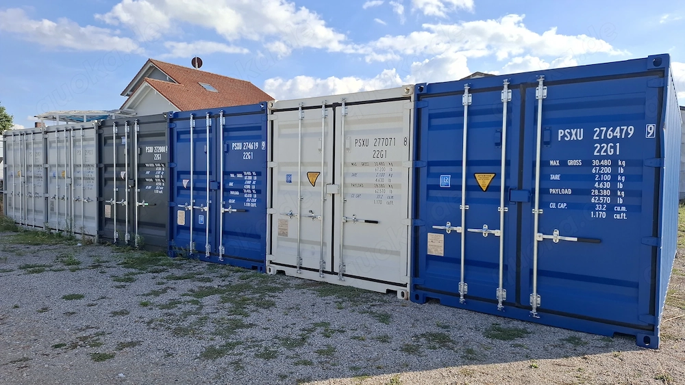 Lagerraumvermietung in 20' Seecontainer