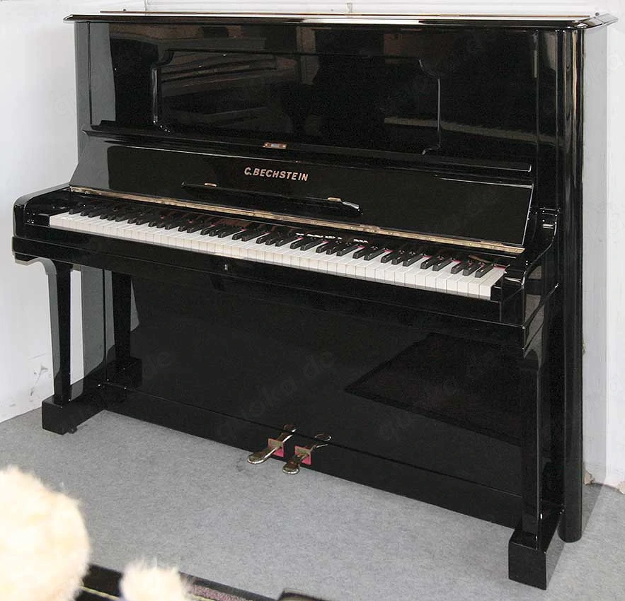 Klavier Bechstein 128, schwarz poliert, Nr. 104881, 5 Jahre Garantie