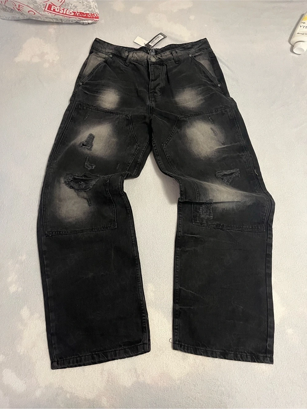 Dark gray Hose - size XL, made in Bangladesch