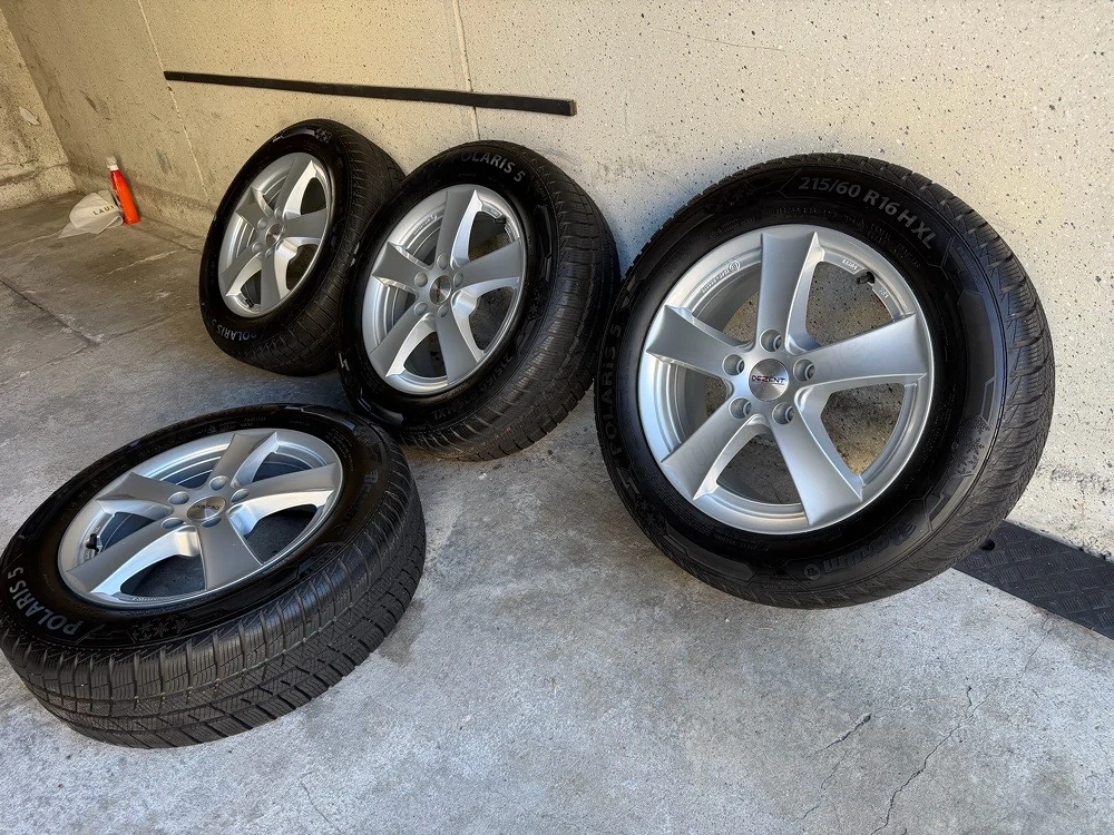 4 neue Winterkompletträder 215 60 R16 99H XL   DEZENT Alufelgen