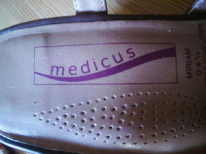 Sehr hochwertige Schuhe von MEDICUS, echt Leder, auch die Decksohle, Gr. 38, Bild 3