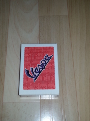Zettelhalter Postkartenhalter Vespa Kartenspiel Bild 5