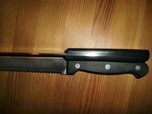2 hochwertige Messer mit Wellenschliff "PROFESSIONAL", durchgehende genietete stabile Klinge, Bild 3
