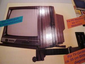Wandkonsole für TV-Geräte und PC-Monitore, nie in Verwendung gewesen und noch originalverpackt, Bild 1