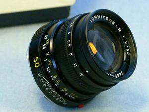 Leica Summicron M2,0 50mm Germany im Originalkarton neu Bild 5