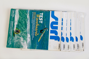 8 x Zeitschrift Surf Jahrgang 2009-August-Oktober fehlen