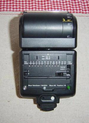 BRAUN Blitzgerät Vario-Zoom SCA340 Bild 5