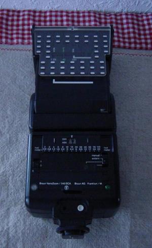 BRAUN Blitzgerät Vario-Zoom SCA340 Bild 3