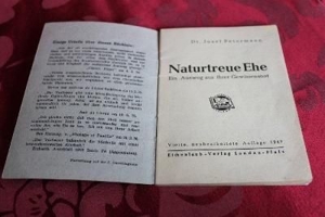 Naturgetreue Ehe von Dr. Josef Petermann von 1947 Bild 2