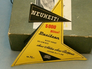 Braun Paxitron Blitz 50 er Jahre im Originalkarton Bild 2