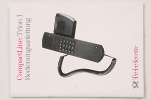 Orig.Bedienungsanleitung Telekom CompactLine Trion 1