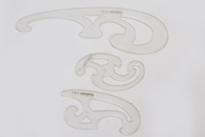 Konvolut Sammlung 3x Kurvenlineale Zeichen-schablonen (hadinor) 51384-51483-51382