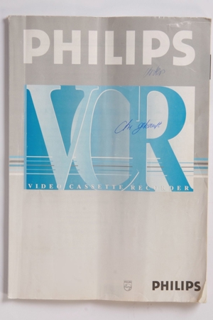 Orig.Bedienungsanleitung Philips VCR 242 Video Cassetten-Recorder