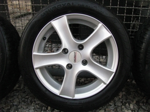 4 MAL ALUFELGEN PEUGEOT 206 DEZENT PREMIUM MADE IN GERMANY Bild 4