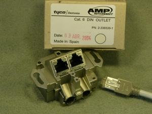 Neue Tyco Netzwerkdosen RJ45 AMP Netconnect Bild 1