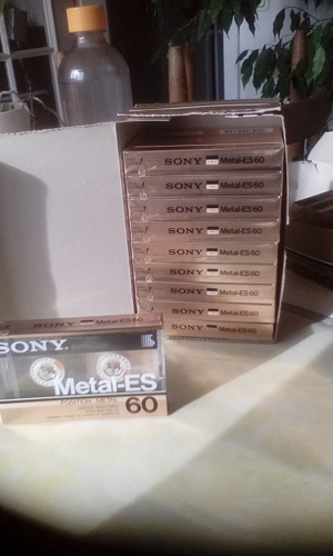 10 Sony Metal ES 60 audio MC cassetten Kassetten neu in ovp Bild 3