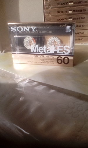 10 Sony Metal ES 60 audio MC cassetten Kassetten neu in ovp Bild 2