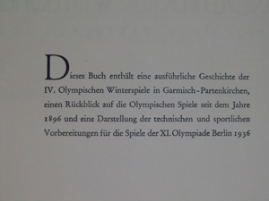 Bildersammelband Olymp. Winterspiele 1936 mit Vorschau auf Berlin Bild 2