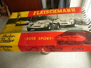 Fleischmann Rallye Autorennbahn Packung 3015 70er Jahre