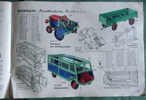 3 alte Märklin Metallbau Hefte - Raritäten für Sammler ( auch Einzelverkauf möglich) Bild 9