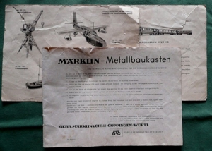 3 alte Märklin Metallbau Hefte - Raritäten für Sammler ( auch Einzelverkauf möglich) Bild 13