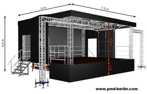 Bühnen mieten in Brandenburg Trailerbühne Bühne pmd-berlin.com