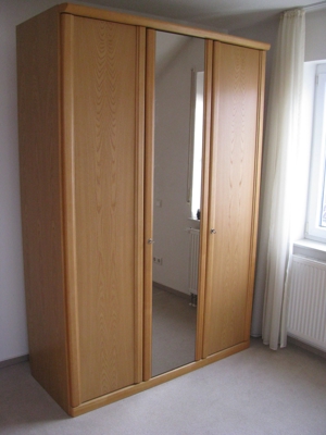 SCHRANK HOCHWERTIG HOLZ MIT SPIEGEL KAUPP+DIETHER Bild 2